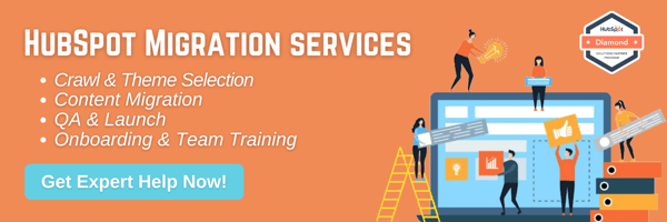 hubspot diamond partner website migrations